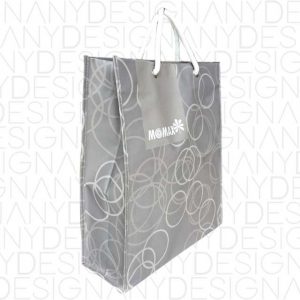 produzione di shopping bag in carta e PP