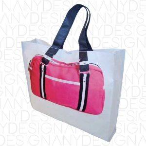 Produzione shopper in TNT con laminazione opaca