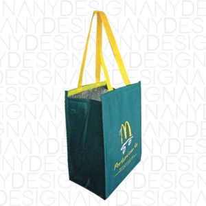 cooler bag in recycled nonwoven