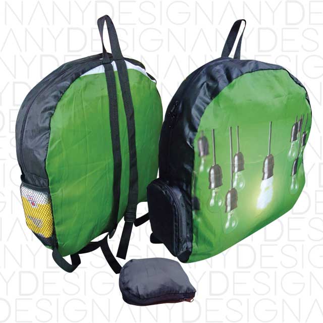 foldable polyester backpack