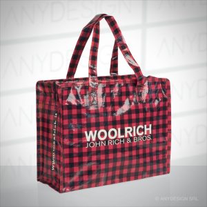BORSA DA SPESA PROMOZIONALE IN PP RICICLATO PER SUPERMERCATI E NEGOZI - SHOPPING BAG IN RECYCLED PP FOR SUPERMARKETS AND SHOPS