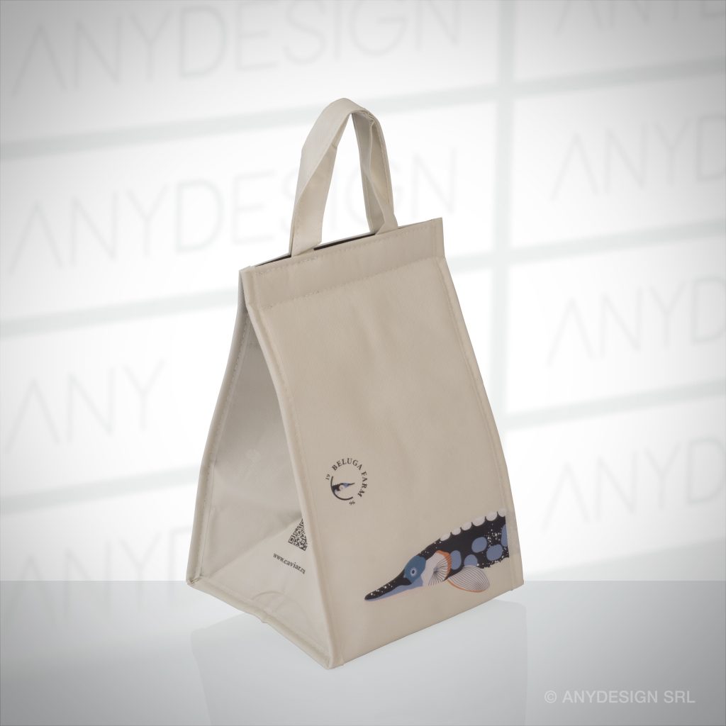 BORSA TERMICA PROMOZIONALE IN TNT PER SUPERMERCATI E NEGOZI - PROMOTIONAL COOLER BAG IN NON WOVEN FOR SUPERMARKETS AND SHOPS