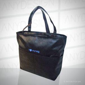 BORSE DA SPESA PROMOZIONALE IN TNT PER SUPERMERCATI E NEGOZI - PROMOTIONAL SHOPPING BAG IN NON-WOVEN FOR SUPERMARKETS AND SHOPS