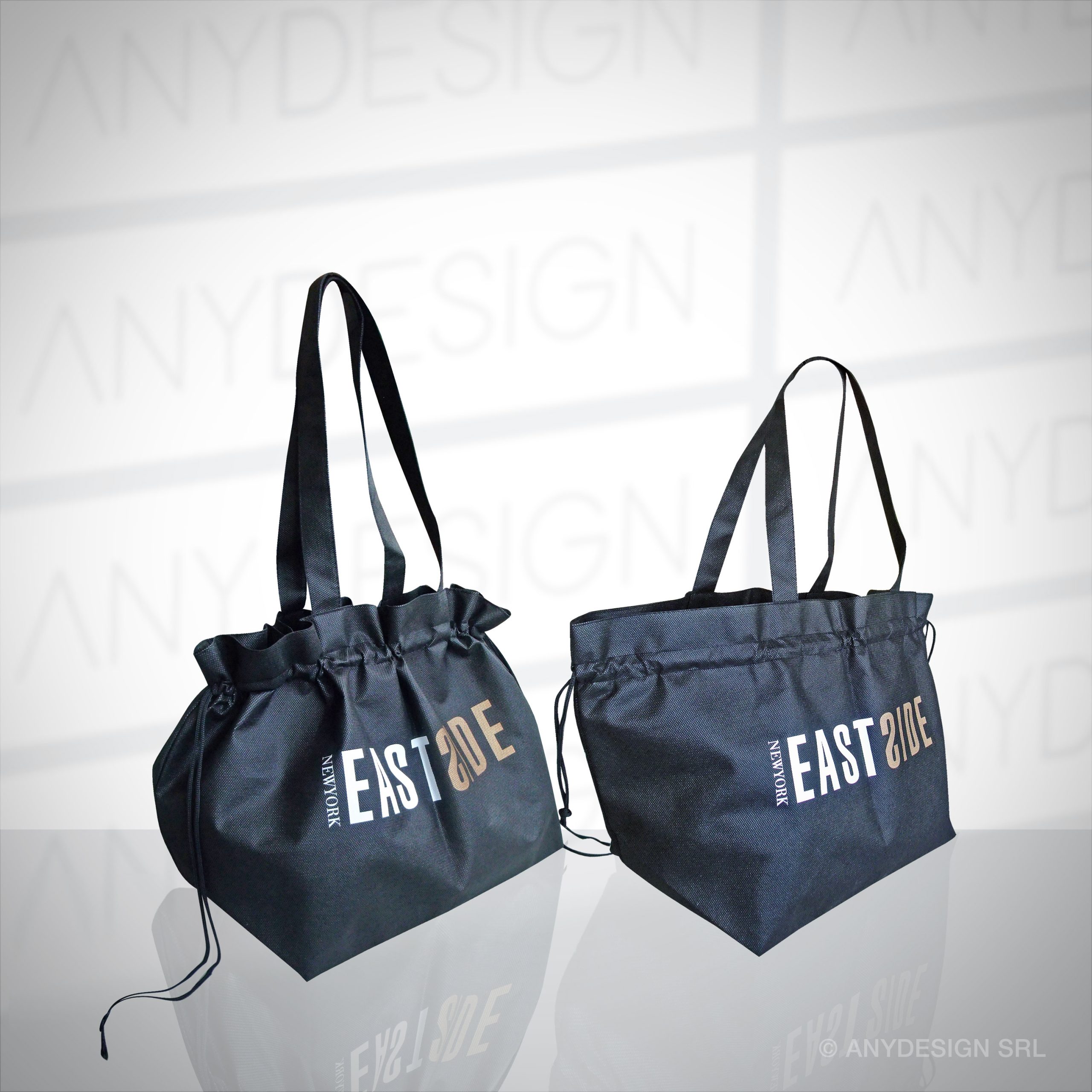 BORSE E PACKAGING IN TNT DI POLIPROPILENE RICICLATO Anydesign srl