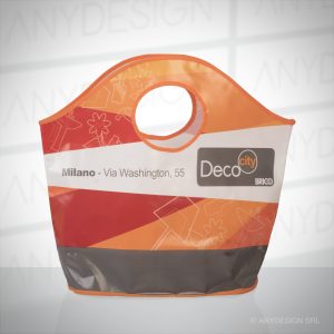 BORSA PROMOZIONALE IN TNT PER SUPERMERCATI E NEGOZI - PROMOTIONAL SHOPPING BAG IN NON-WOVEN FOR SUPERMARKETS AND SHOPS