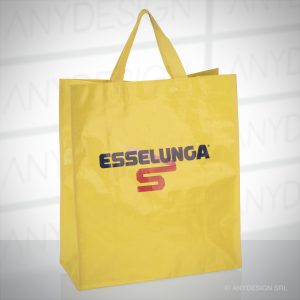 SHOPPING BAGS PROMOZIONALI IN POLIPROPILENE- PROMOTIONAL POLYPROPILENE SHOPPING BAGS
